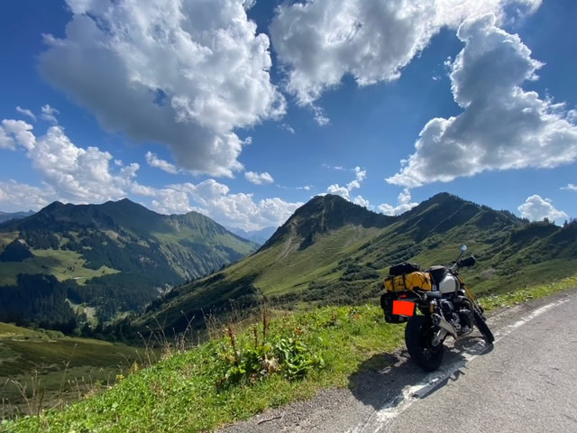 Triumph in the mountains.